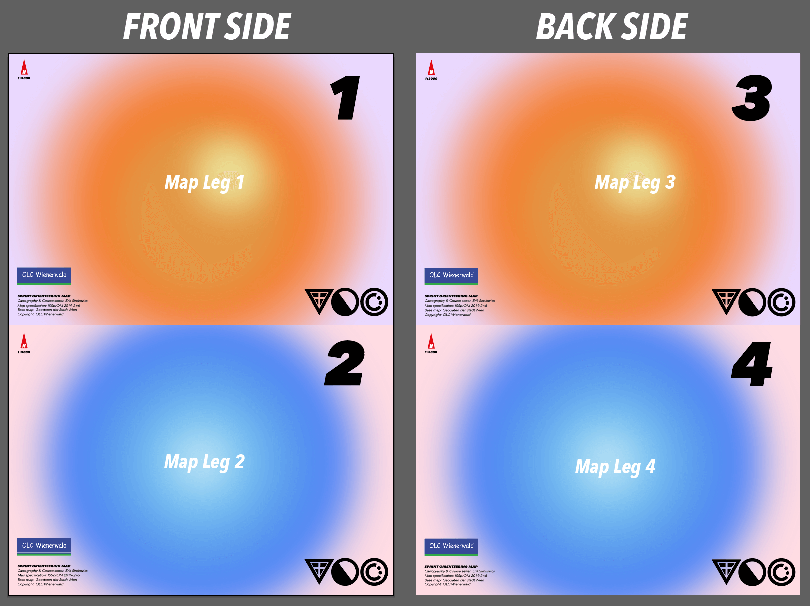 Relay map layout
